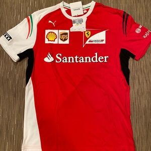 Men’s Puma SF Team Tee Rosso Corsa